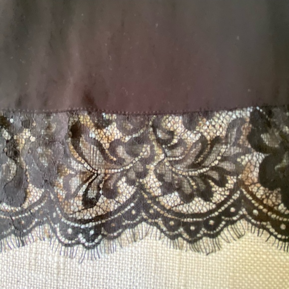 Guess Black Long Sleeve Lace Lightweight Casual Blouse Top- Sz-M - Picture 8 of 16